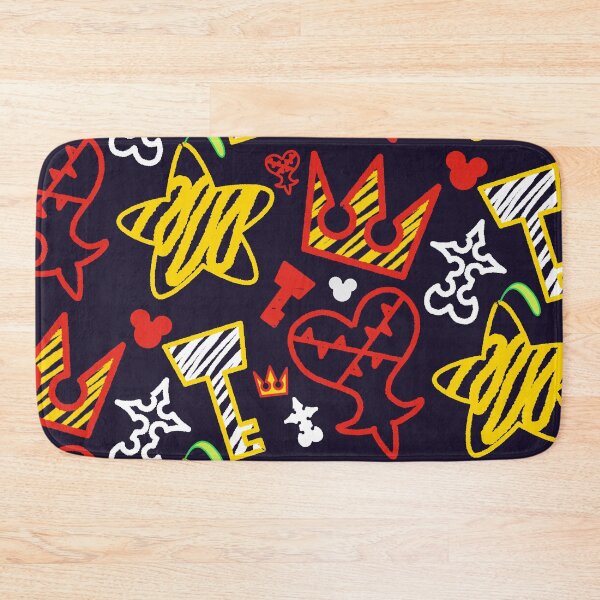 Item preview, Kingdom Hearts crayon style pattern - bright designed and sold by gysahlgreens.