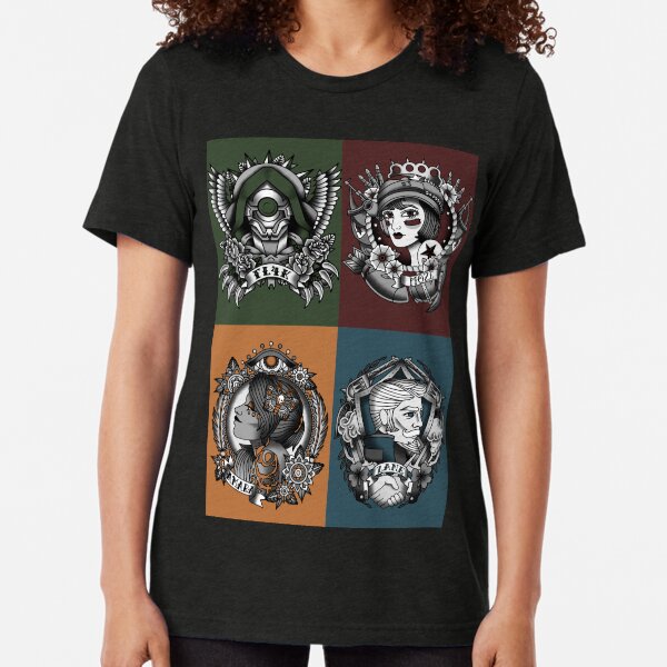 Item preview, 1920’s Tattoo Style Borderlands 3 Squad Mono Color designed and sold by Toffee Bee.