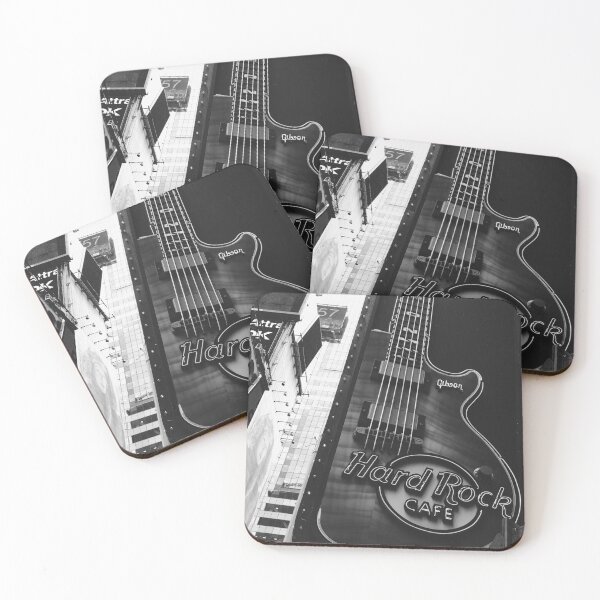 Hard Rock Cafe Coasters (Set of 4)