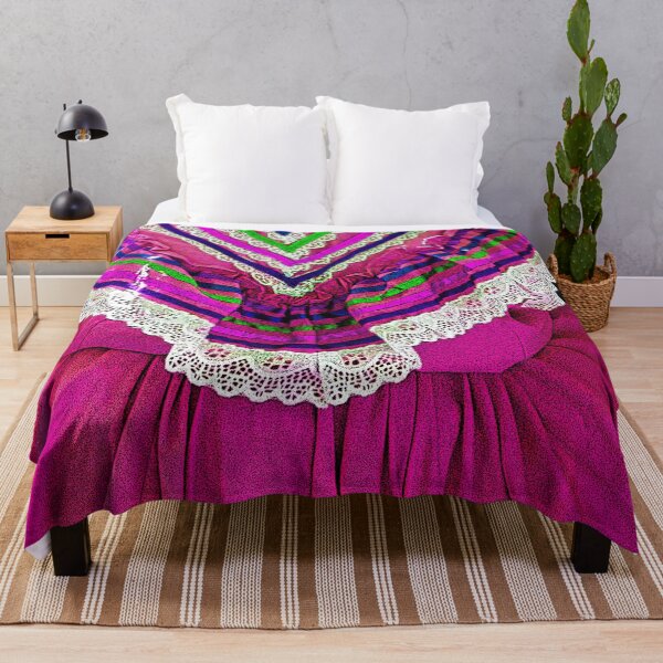 Item preview, Folklorico Dance Dress (Magenta) designed and sold by William E Lopez.