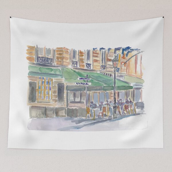 Item preview, Paris Street Scene Romantic Cafe Afternoon designed and sold by artshop77.
