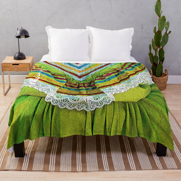 Item preview, Folklorico Dance Dress (Lime Green) designed and sold by William E Lopez.