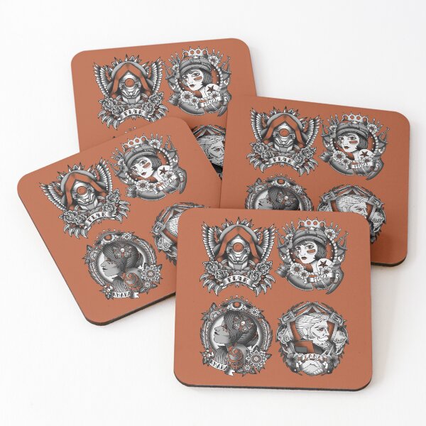Item preview, 1920’s Tattoo Style Borderlands 3 Squad Orange designed and sold by Toffee Bee.