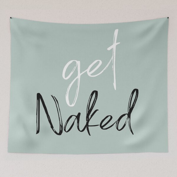 Item preview, Get Naked Funny Bathroom designed and sold by meggydesigns.