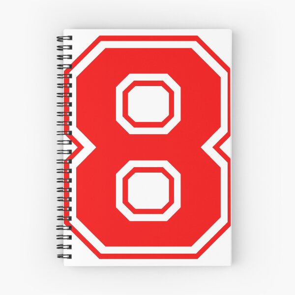 Item preview, Varsity Team Sports Uniform Number #8 - Red designed and sold by RiplMedia.