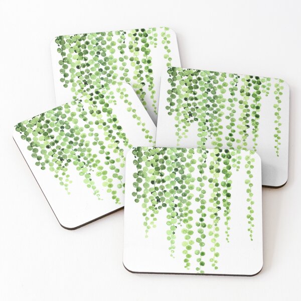 Item preview, Watercolor string of pearls illustration designed and sold by blursbyai.