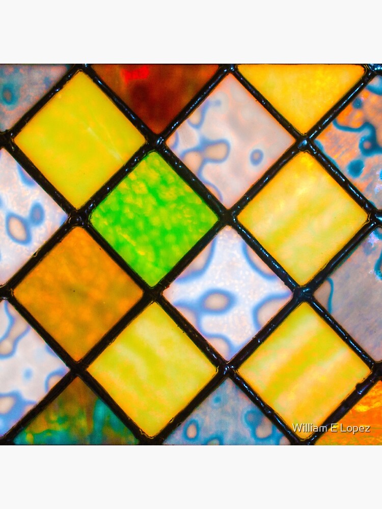 "Stained Glass Piece created by My Friend, Jean Hays" Poster by