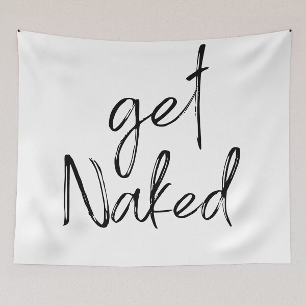 Item preview, Get Naked Funny Bathroom Art designed and sold by meggydesigns.
