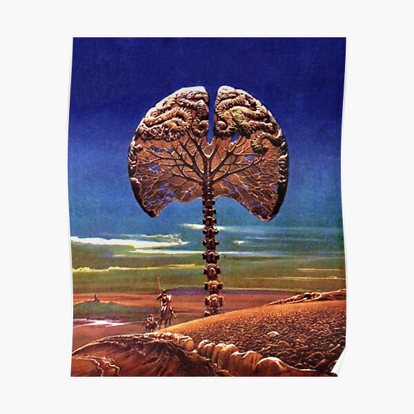 Out of Their Minds - 1970's Vintage Sci-Fi Art Poster
