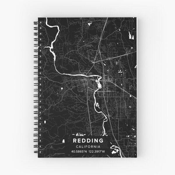 Item preview, Redding CA Map designed and sold by Kara515.