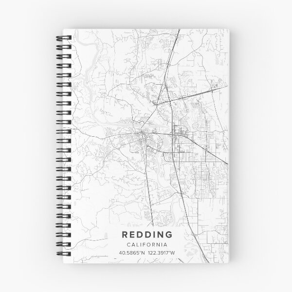 Item preview, Redding CA Map designed and sold by Kara515.