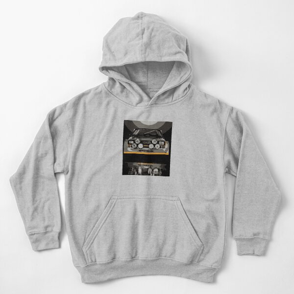 Audi Quattro S1 - GROUP B - RALLY - RACE CAR Kids Pullover Hoodie