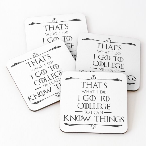 Item preview, That's What I Do, I Go To College designed and sold by Cat Lady Designs.