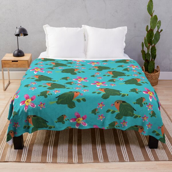 Item preview, little birds robin in flowers designed and sold by ilse parra recio.