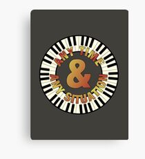 Pianist Any Time Canvas Print