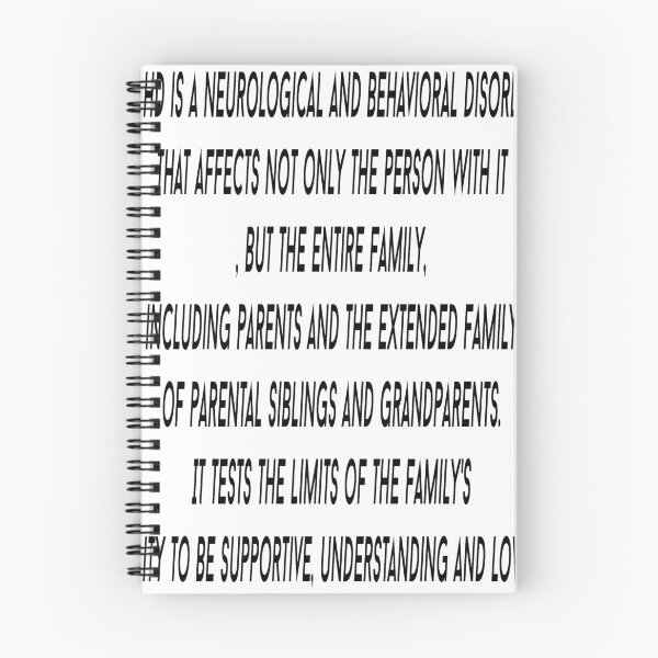 Item preview, ADHD is a neurological and behavioral disorder designed and sold by SpunkSociety.