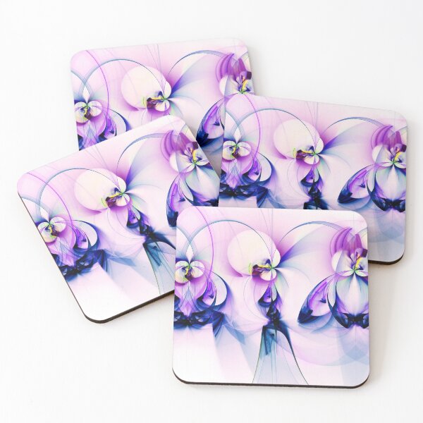 Item preview, Fractal Dark Abstract Flowers by Cesca Veo designed and sold by cescaveo.