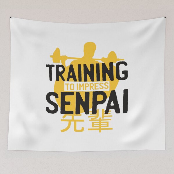 Item preview, Training to impress Senpai! designed and sold by Retrolendo.