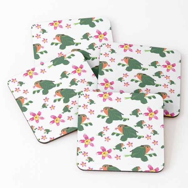 Item preview, little birds robin in flowers designed and sold by ilse parra recio.