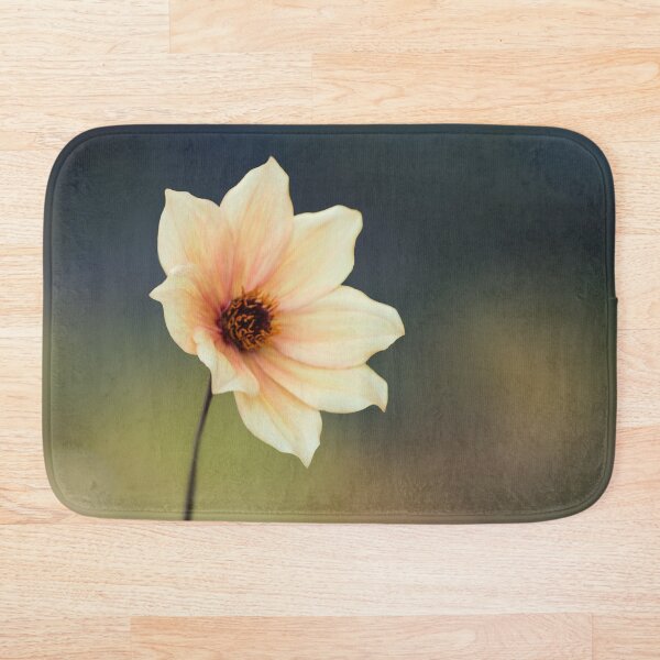 Yellow Flower Bath Mat