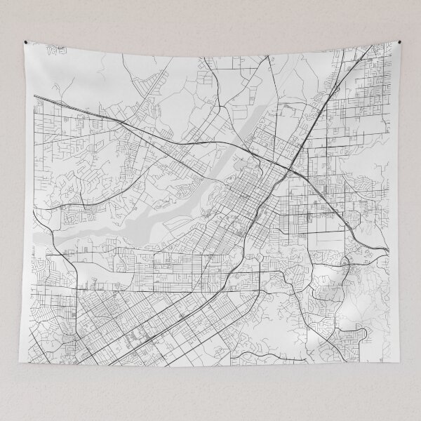 Item preview, Riverside CA Map  designed and sold by Kara515.