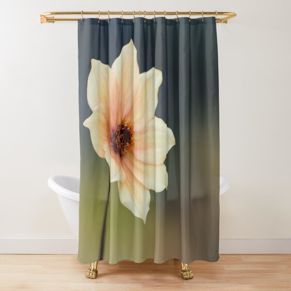 Yellow Flower Shower Curtain
