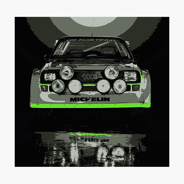 Audi Quattro S1 - GROUP B - RALLY - RACE CAR Photographic Print