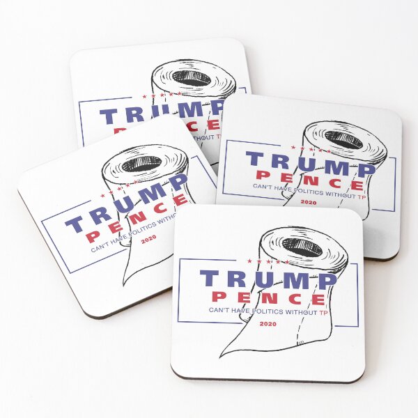 Item preview, Sátira de papel higiénico Trump Pence 2020 designed and sold by Cleave.
