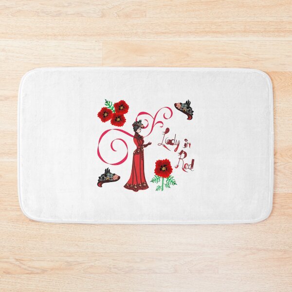 Item preview, Lady in Red Motif designed and sold by Sharon Schwalbe.