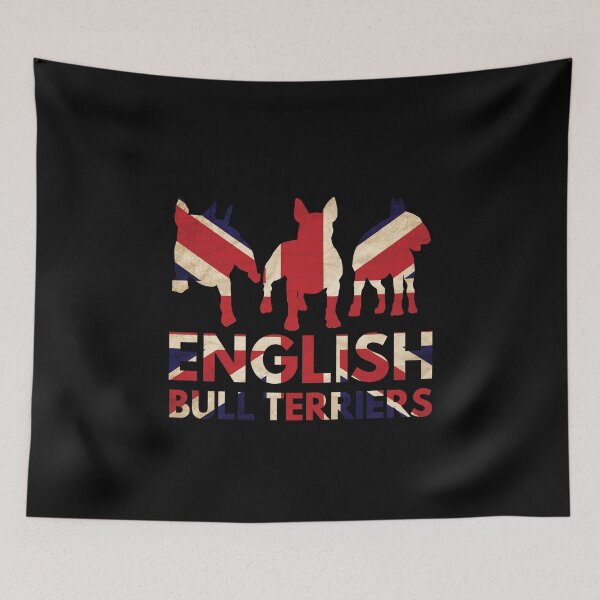 Item preview, English Bull Terriers Union Jack designed and sold by DoggyStyles.
