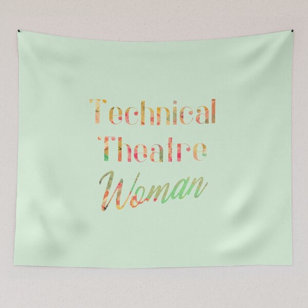 Item preview, Technical Theatre Woman designed and sold by Theatre Thoughts.