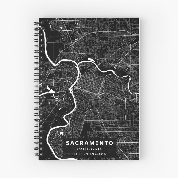 Item preview, Sacramento Map designed and sold by Kara515.