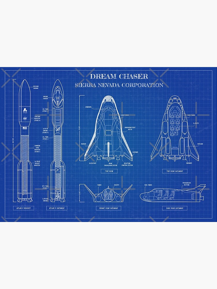 Dream Chaser Space System - Blueprint by BGALAXY