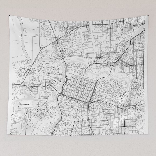 Item preview, Sacramento Map  designed and sold by Kara515.
