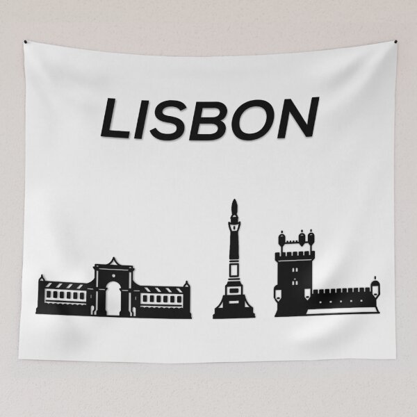 Item preview, Lisbon Capital of Portugal Skyline designed and sold by marosharaf.