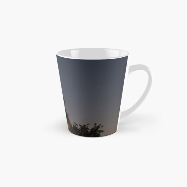 Standing on a seat at sunset Spinone Tall Mug