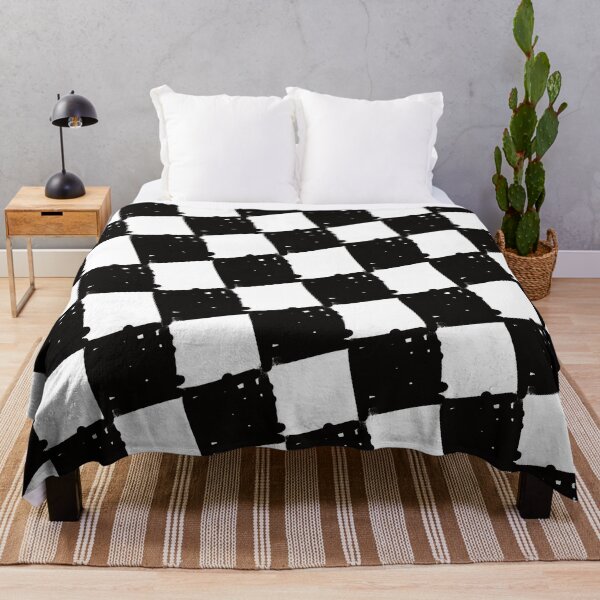 Item preview, Checkerboard Slanted - Black designed and sold by Madmattman.