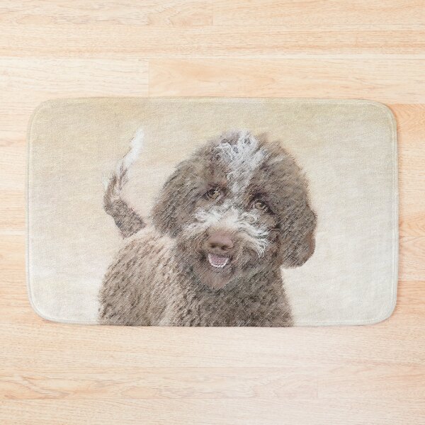 Item preview, Lagotto Romagnolo Painting - Cute Original Dog Art designed and sold by alpendesigns.