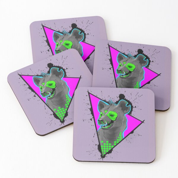 Item preview, Neon Hyena designed and sold by CandleMothDesign.