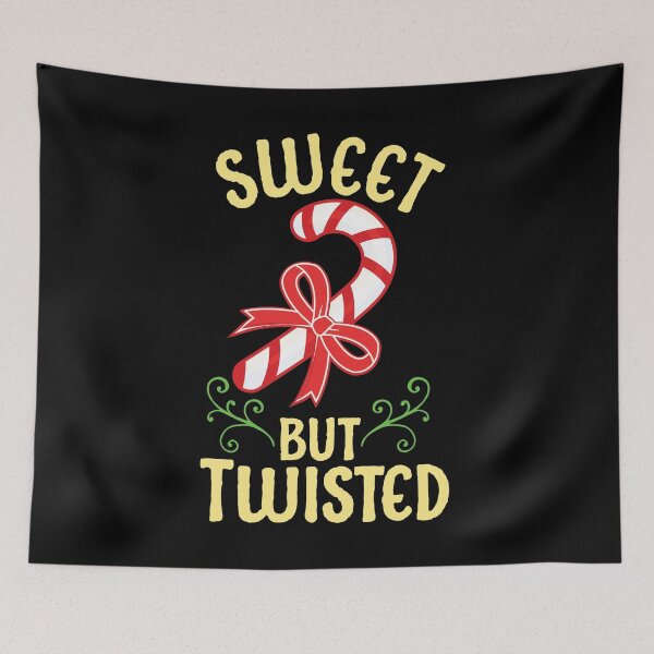 Item preview, Sweet But Twisted Cute Christmas Candy Cane Holiday Graphic graphic designed and sold by tronictees.