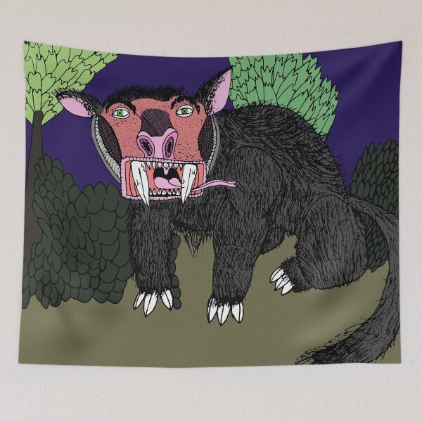 Item preview, Bunyip Cryptid Dark Color designed and sold by Zachary Ellingson.