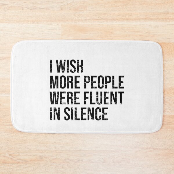 Item preview, speak fluently silence designed and sold by kailukask.