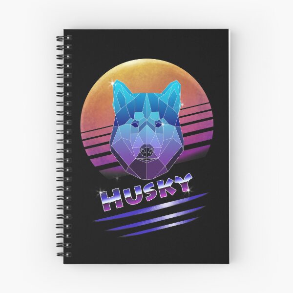 Item preview, 80s Retro Husky Dog designed and sold by yajyolid.