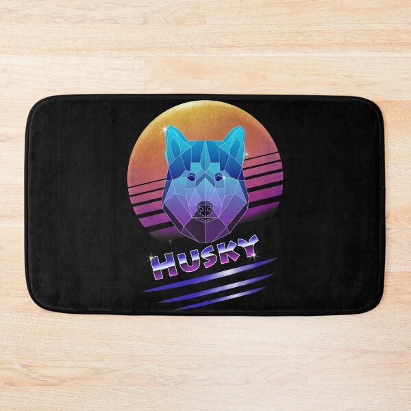 Item preview, 80s Retro Husky Dog designed and sold by yajyolid.