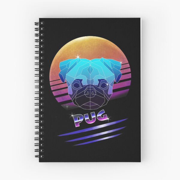 Item preview, 80s Retro Pug Dog designed and sold by yajyolid.