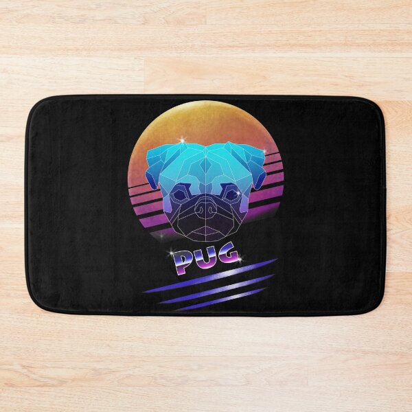 Item preview, 80s Retro Pug Dog designed and sold by yajyolid.
