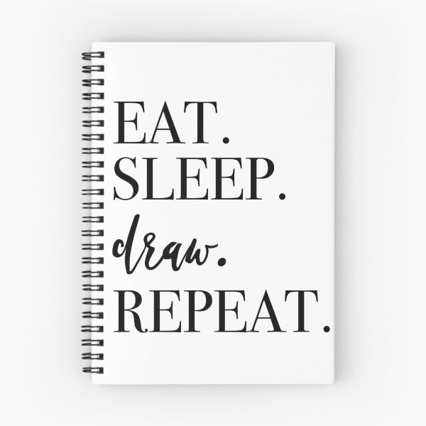 Item preview, Eat Sleep Draw Repeat designed and sold by PeerlessMerch.