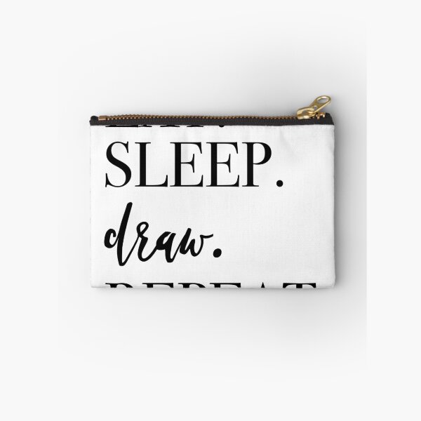 Item preview, Eat Sleep Draw Repeat designed and sold by PeerlessMerch.