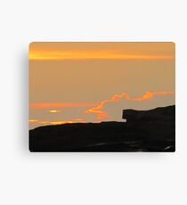 Coastal Fire Gold Canvas Print