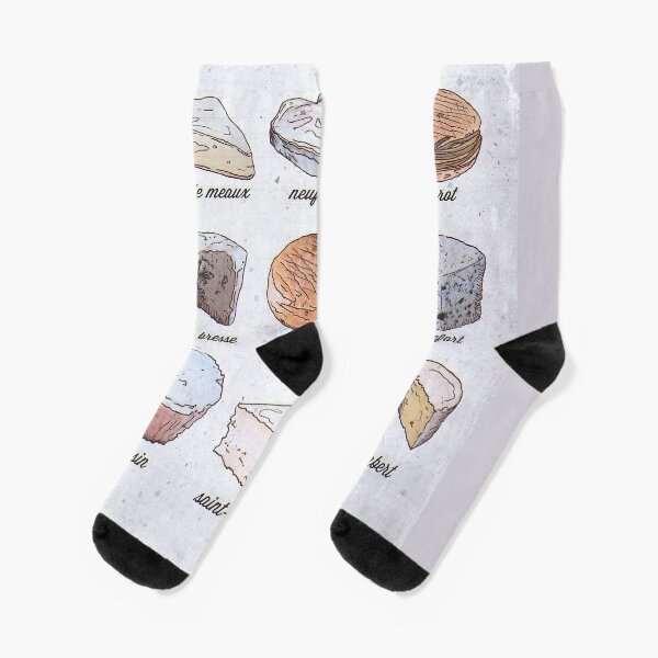 French Cheese Socks for Sale | Redbubble